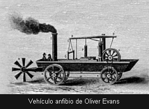 Vehículo anfibio de Oliver Evans