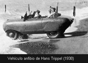 Vehículo anfibio de Hans Trippel (1938)