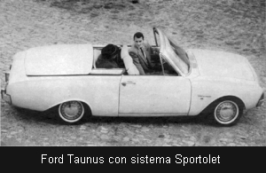 Ford Taunus con sistema Sportolet