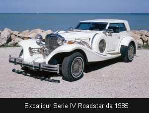 Excalibur Serie IV Roadster de 1985