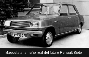 Maqueta a tamaño real del futuro Renault Siete