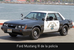 Ford Mustang III de la policía