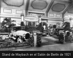 Stand de Maybach en el Salón de Berlín de 1921