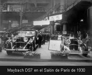Maybach DS7 en el Salón de París de 1930