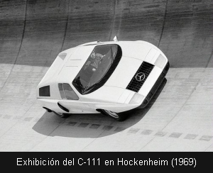 Exhibición del C-111 en Hockenheim (1969)
