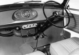 Interior del Austin Mini Cooper S Mk II