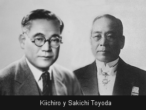 Kiichiro y Sakichi Toyoda
