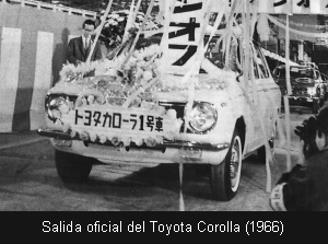 Salida oficial del Toyota Corolla (1966)