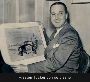 Preston Tucker con su diseño